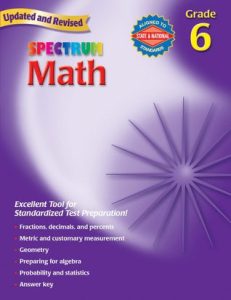 Rich Results on Google's SERP when searching for 'Spectrum Math Workbook 6'
