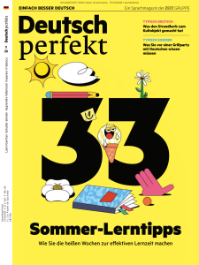 Rich Results on Google's SERP when searching for 'Deutsch Perfekt 33 Sommer Lerntipps'