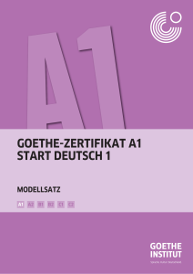 Rich Results on Google's SERP when searching for 'Goethe Zertifikat A1 Start Deutsch 1 Modellsatz'